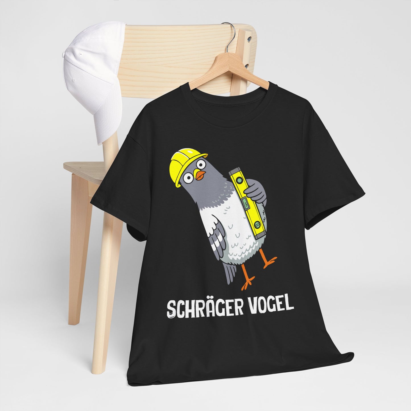 T-Shirt (bis 5XL) Schräger Vogel