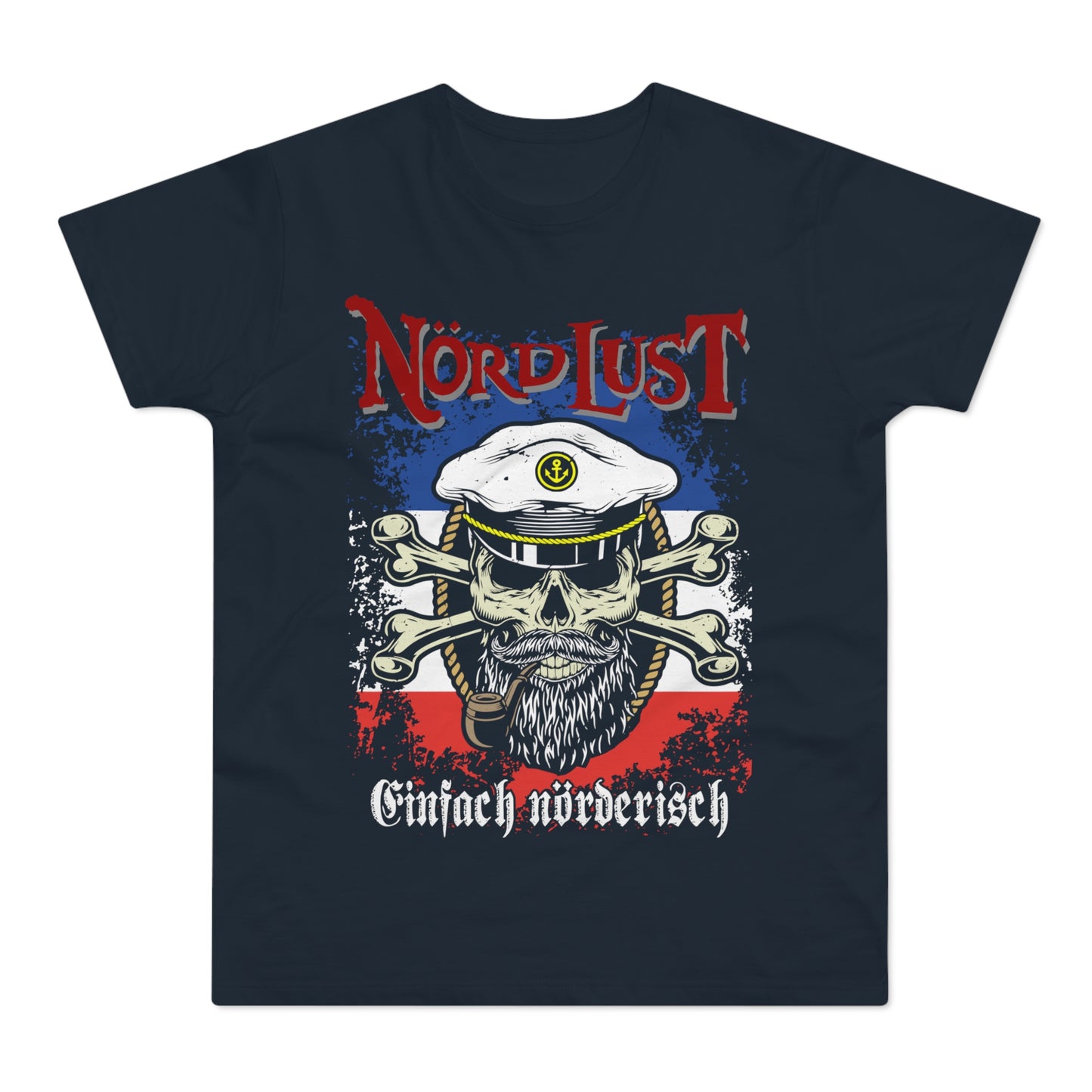 T-Shirt (bis 5XL) NördLust - Einfach nörderisch SH-Flagge