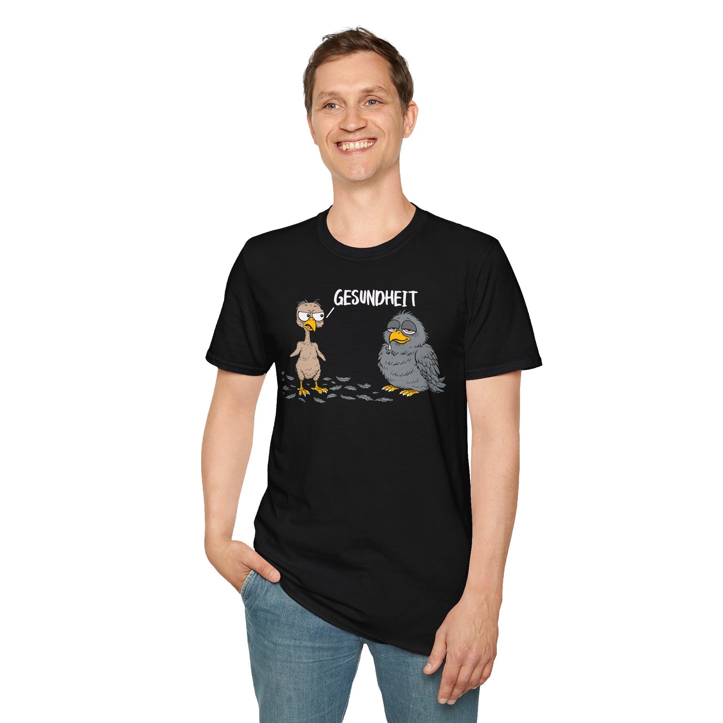 T-Shirt (bis 5XL) Vögel Gesundheit