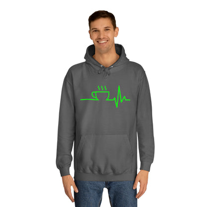 Unisex Hoodie Kaffee EKG