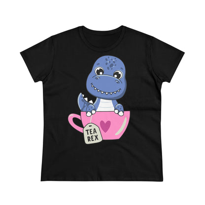 Damen T-Shirt Tea Rex