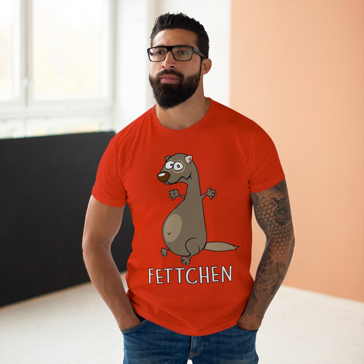 T-shirt Fettchen (bis 5XL)