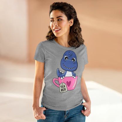 Damen T-Shirt Tea Rex