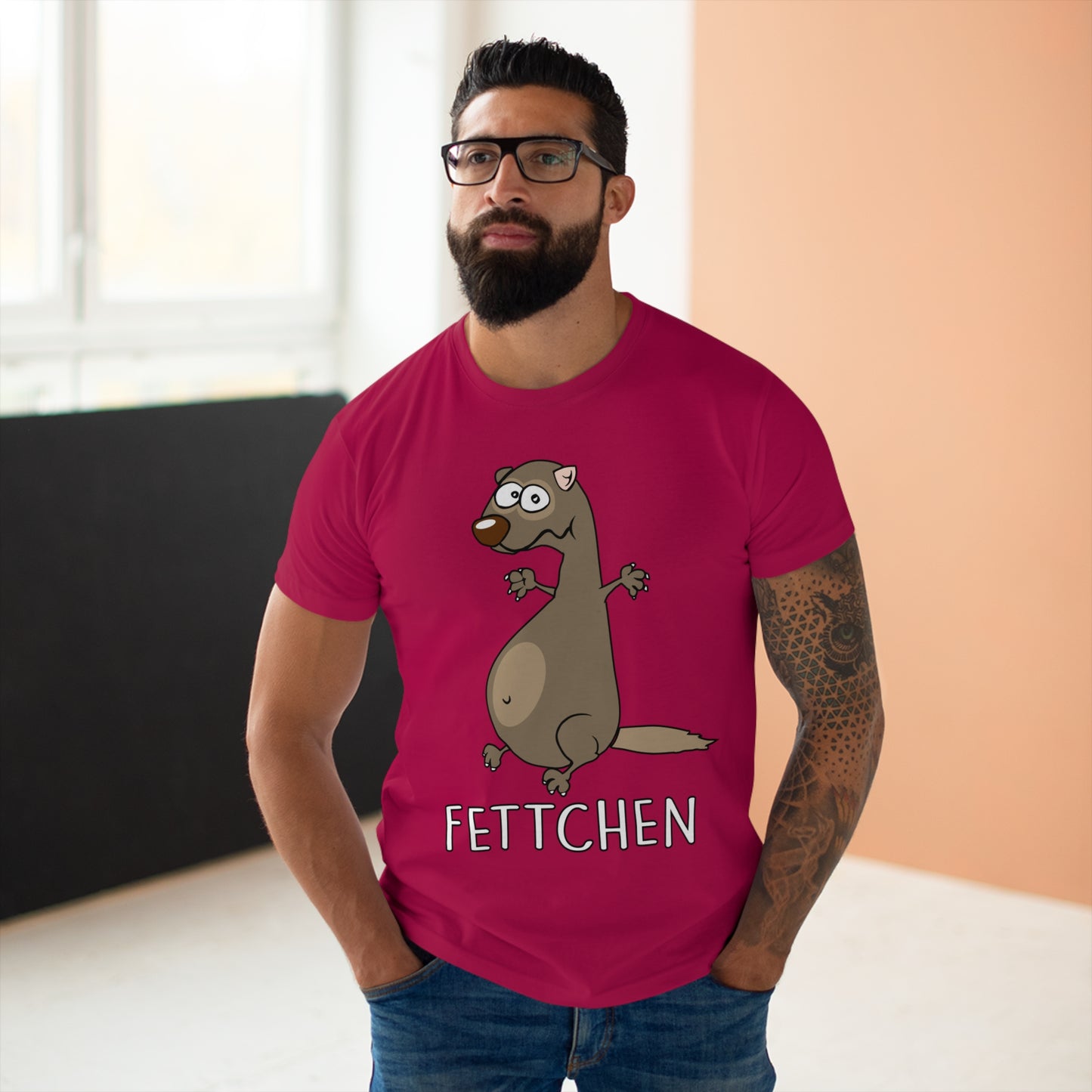 T-shirt Fettchen (bis 5XL)
