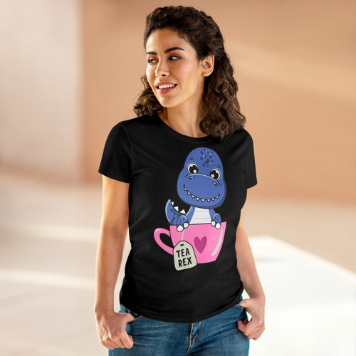 Damen T-Shirt Tea Rex