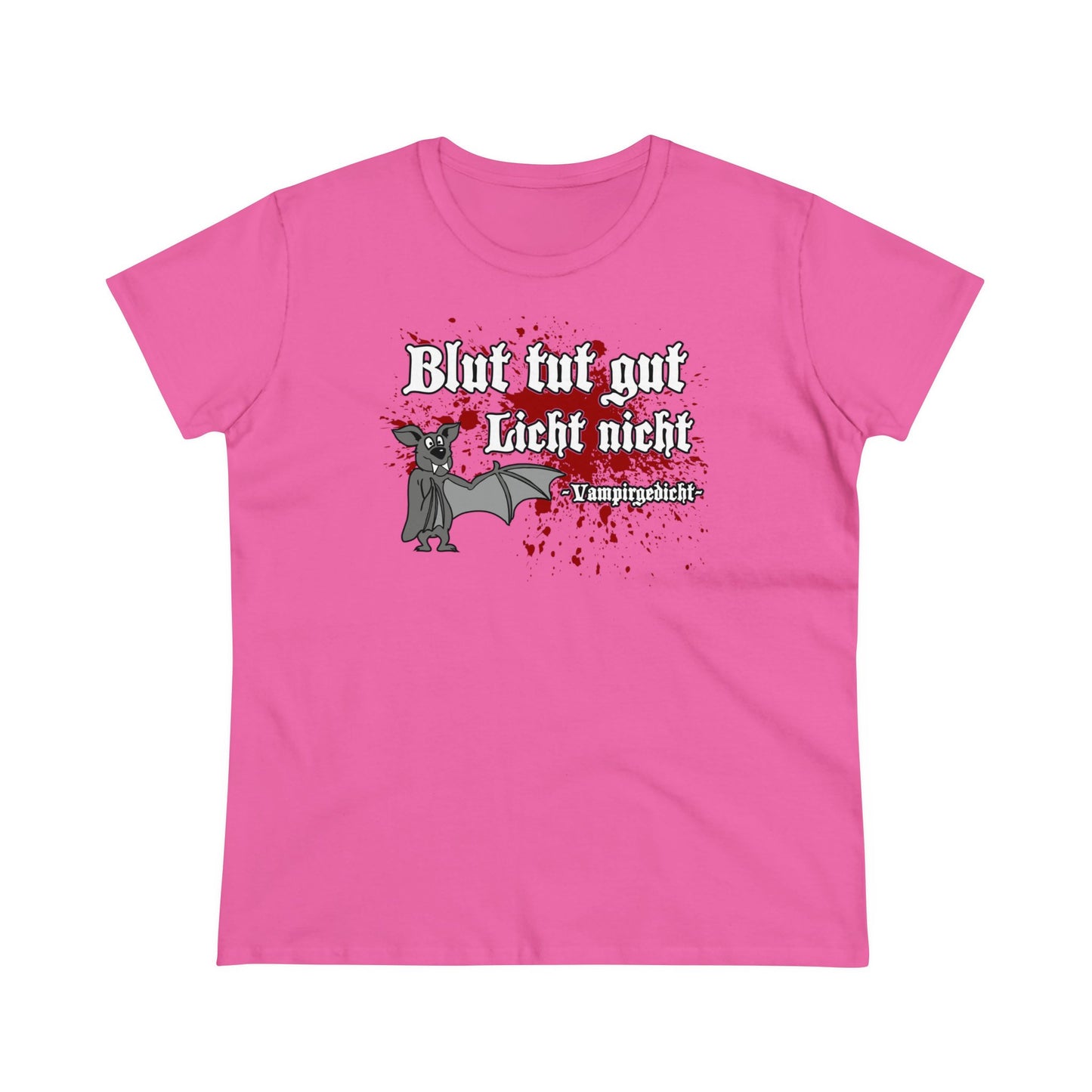 Damen T-Shirt Vampirgedicht