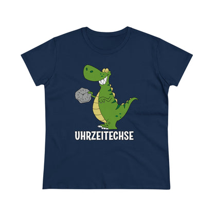 Damen T-Shirt Uhrzeitechse