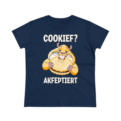 Damen T-Shirt Cookief akfeptiert
