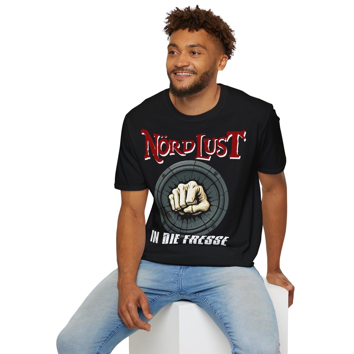 T-Shirt (bis 5XL) NördLust In die Fresse