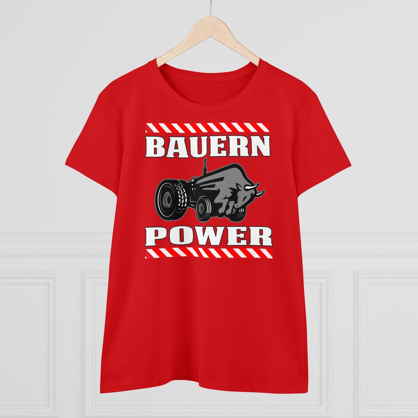 Damen T-Shirt Bauern Power