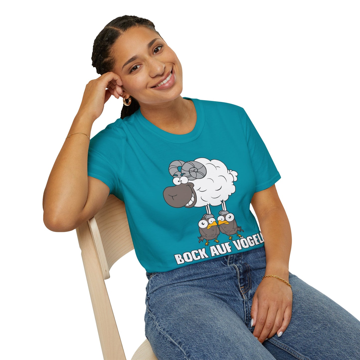 T-Shirt Bock auf Vögeln