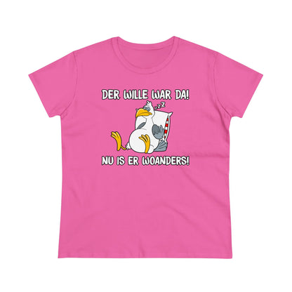 Damen T-Shirt Der Wille war da