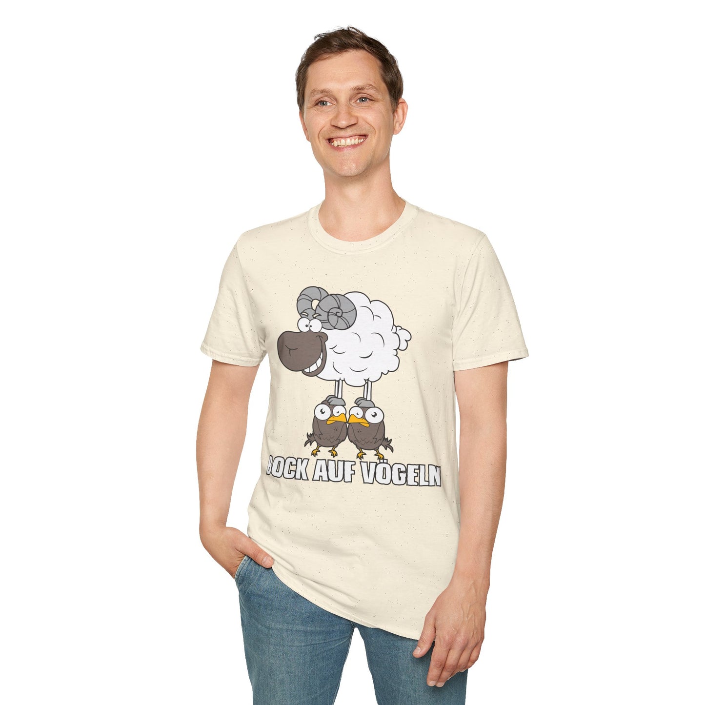 T-Shirt Bock auf Vögeln