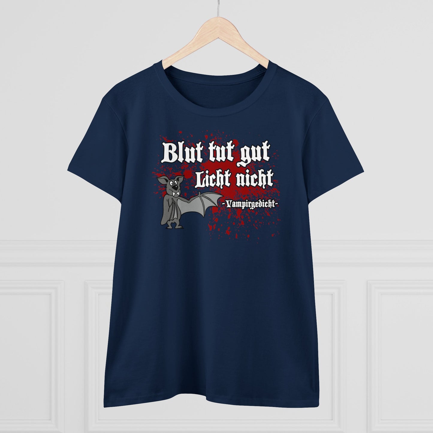 Damen T-Shirt Vampirgedicht
