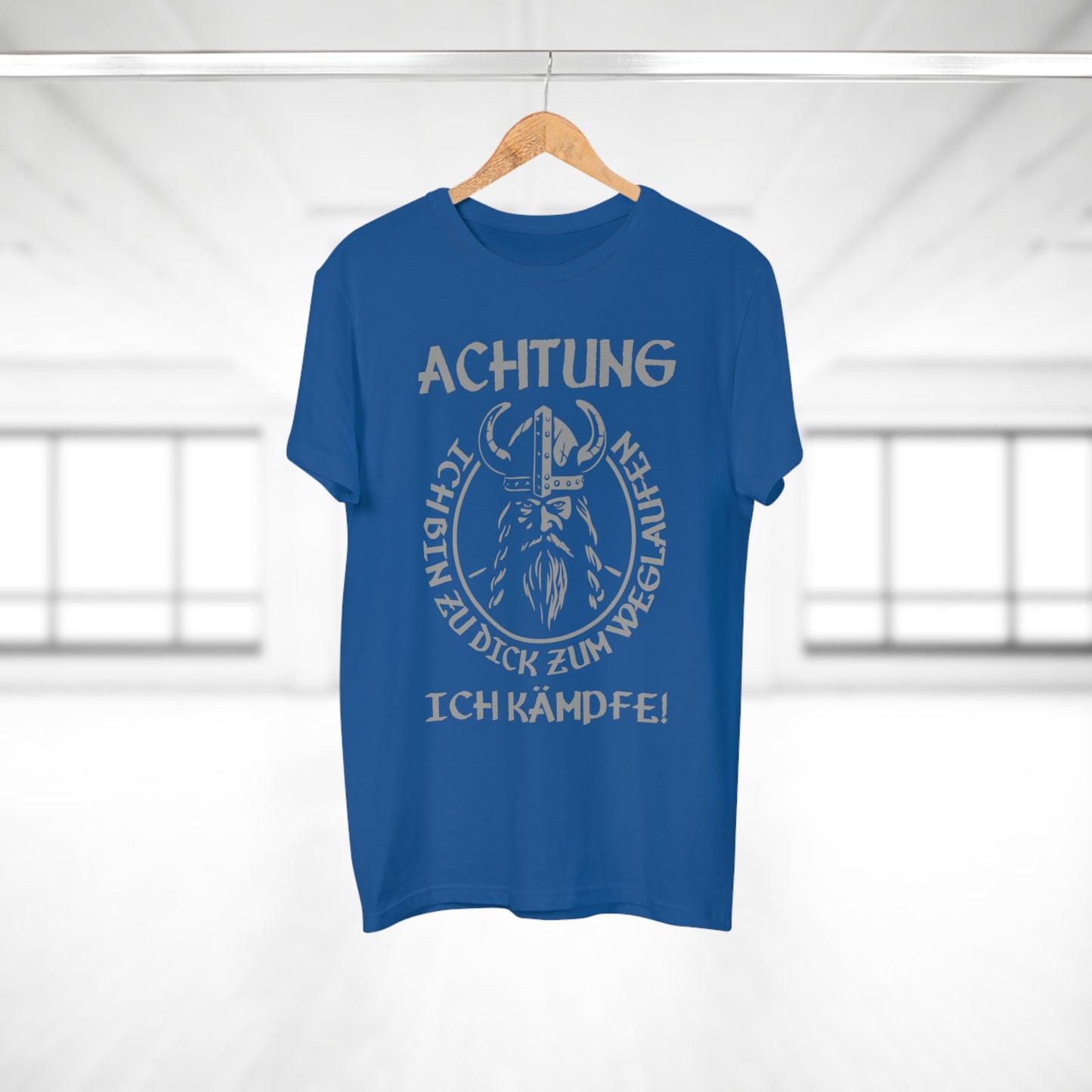 T-Shirt Achtung - Ich bin zu Dick zum weglaufen (bis 5XL)