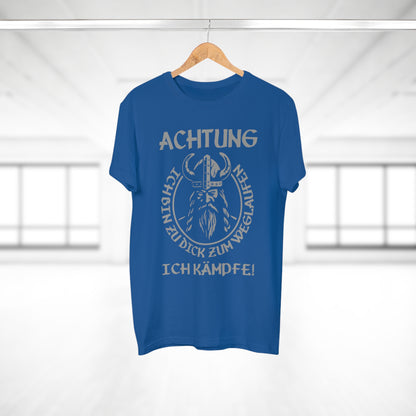 T-Shirt Achtung - Ich bin zu Dick zum weglaufen (bis 5XL)