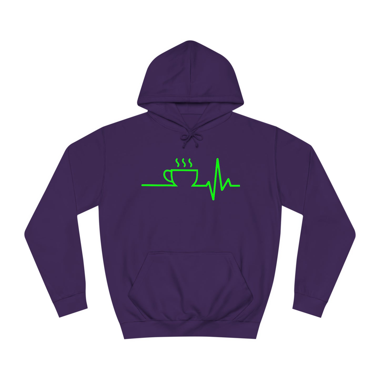 Unisex Hoodie Kaffee EKG