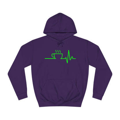 Unisex Hoodie Kaffee EKG