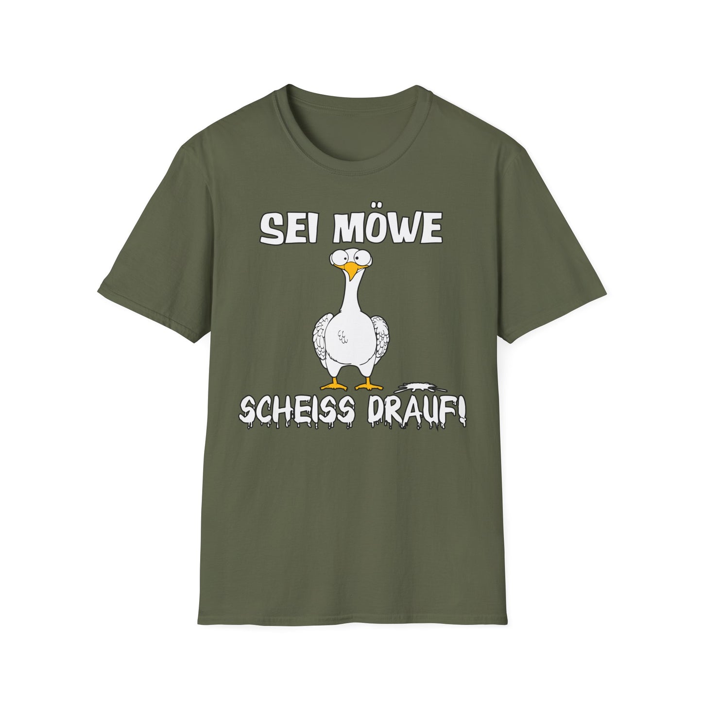 T-Shirt Sei Möwe scheiss drauf