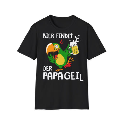 T-Shirt Bier findet der Papa geil