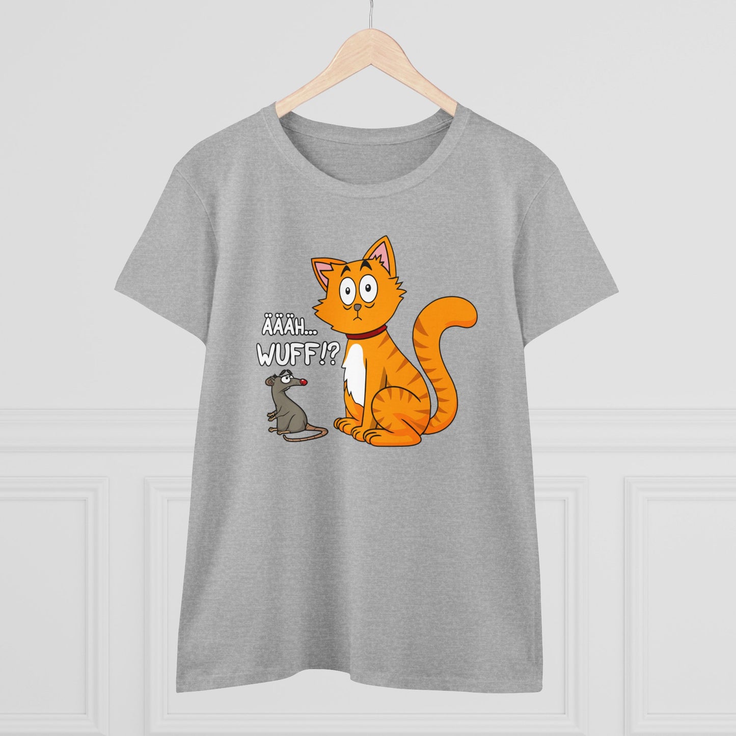 Damen T-Shirt Ääh Wuff