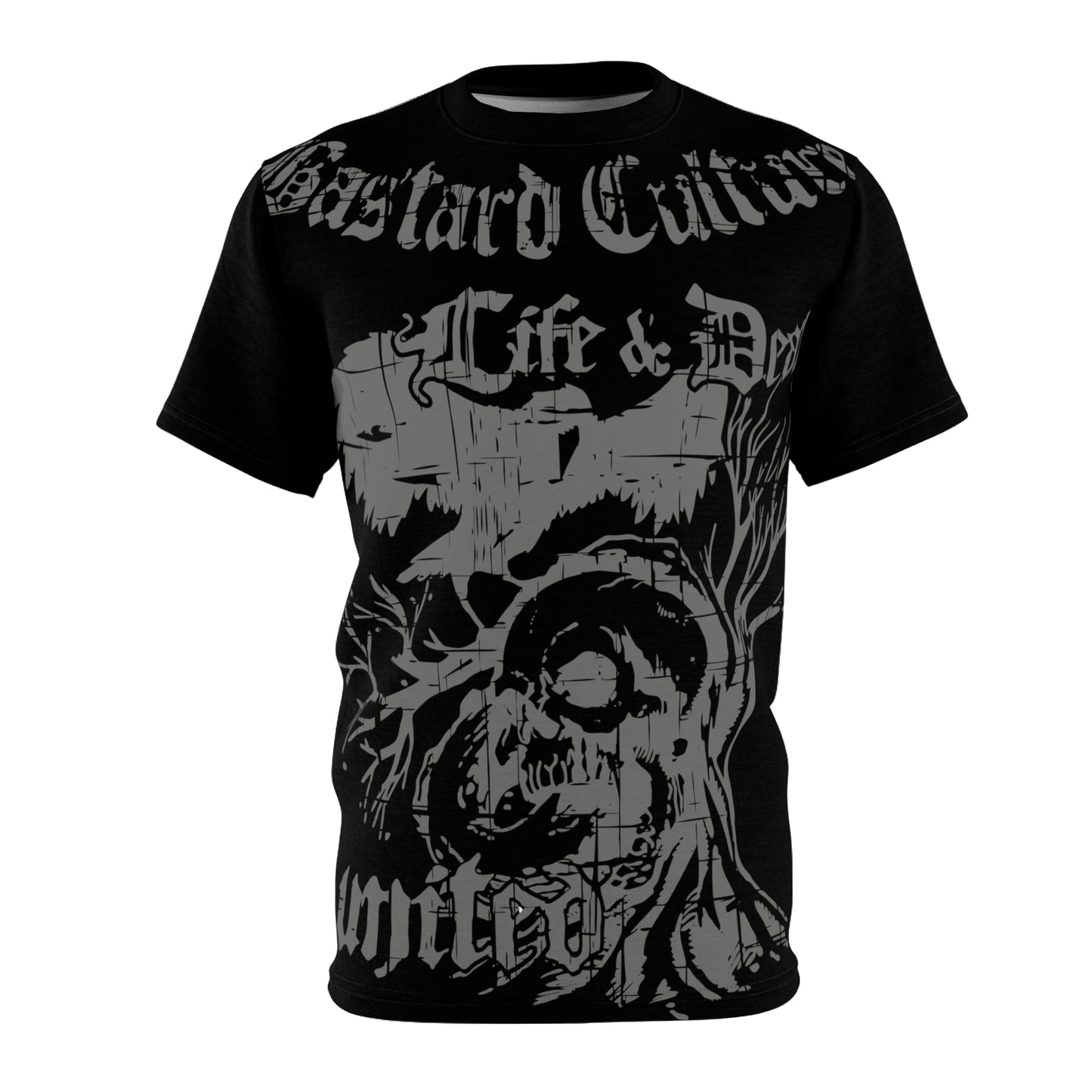 Allover T-Shirt: Bastard Culture - Life & Death united