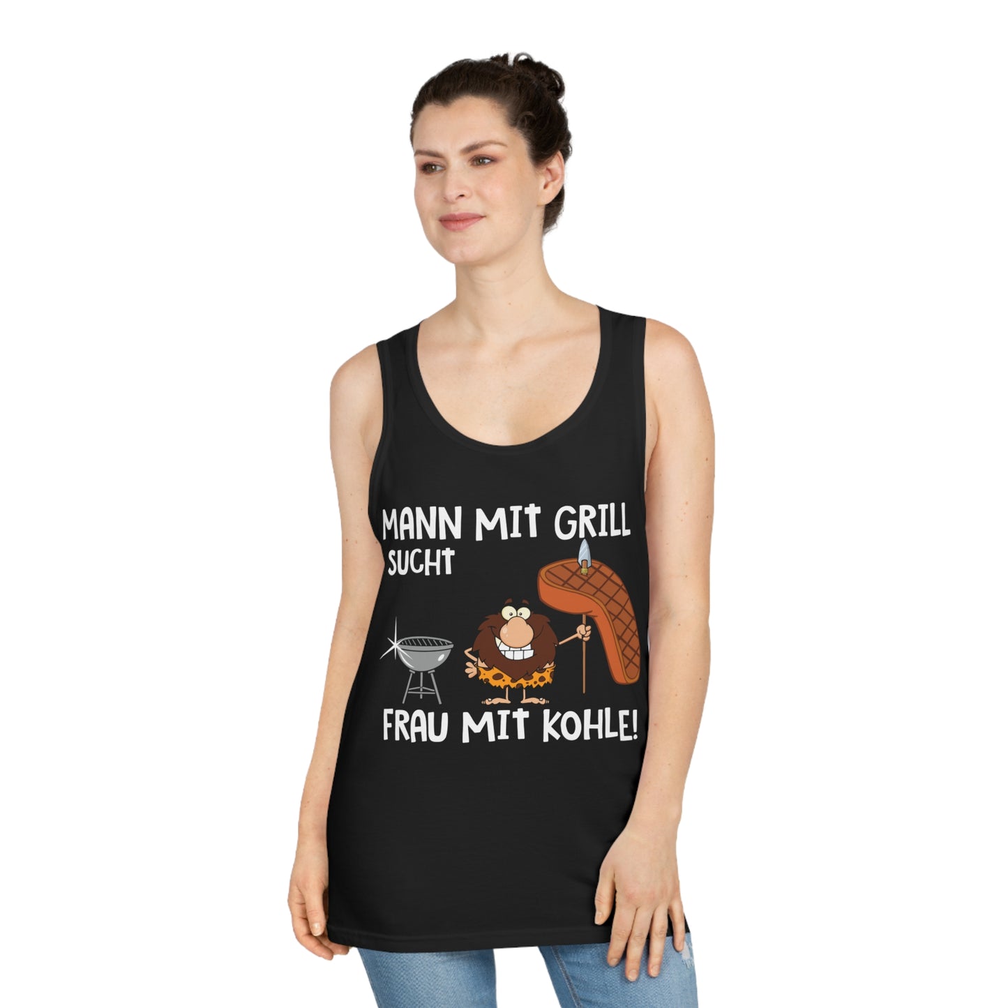 Tank Top Mann mit Grill