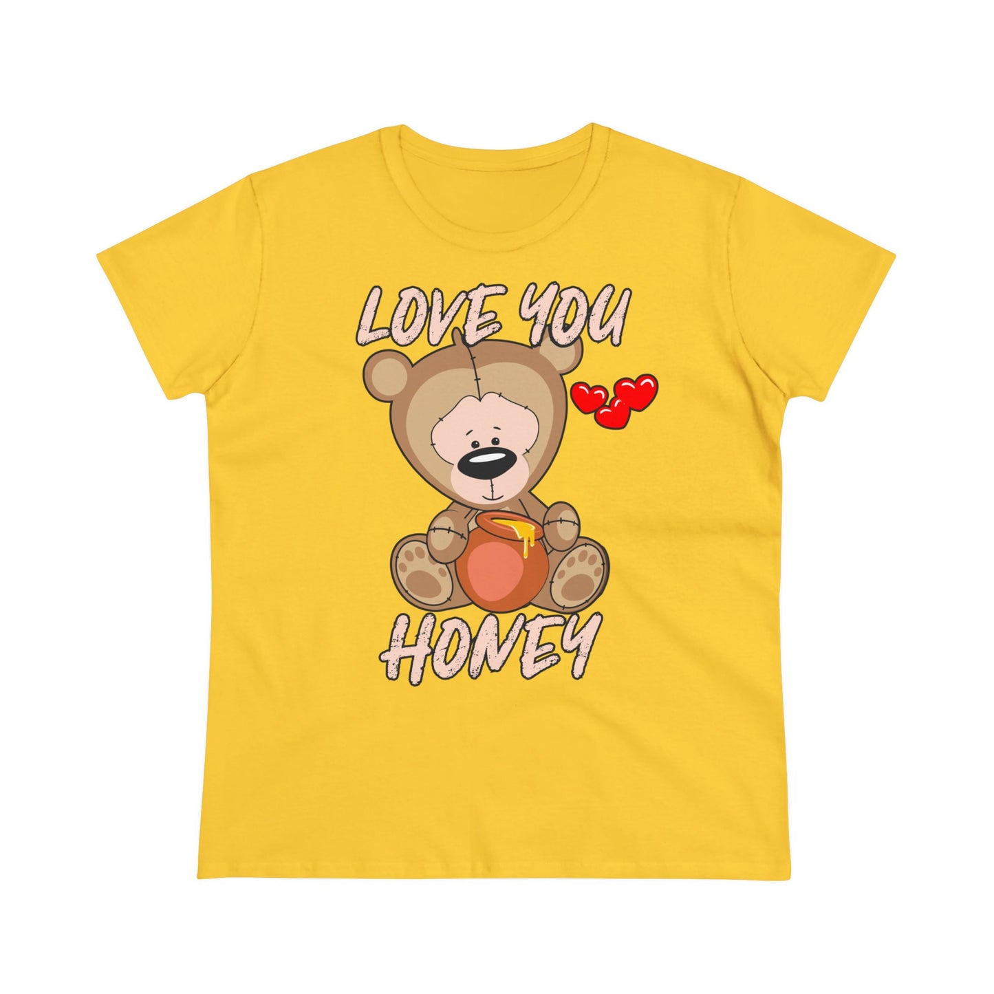 Damen T-Shirt Love you Honey