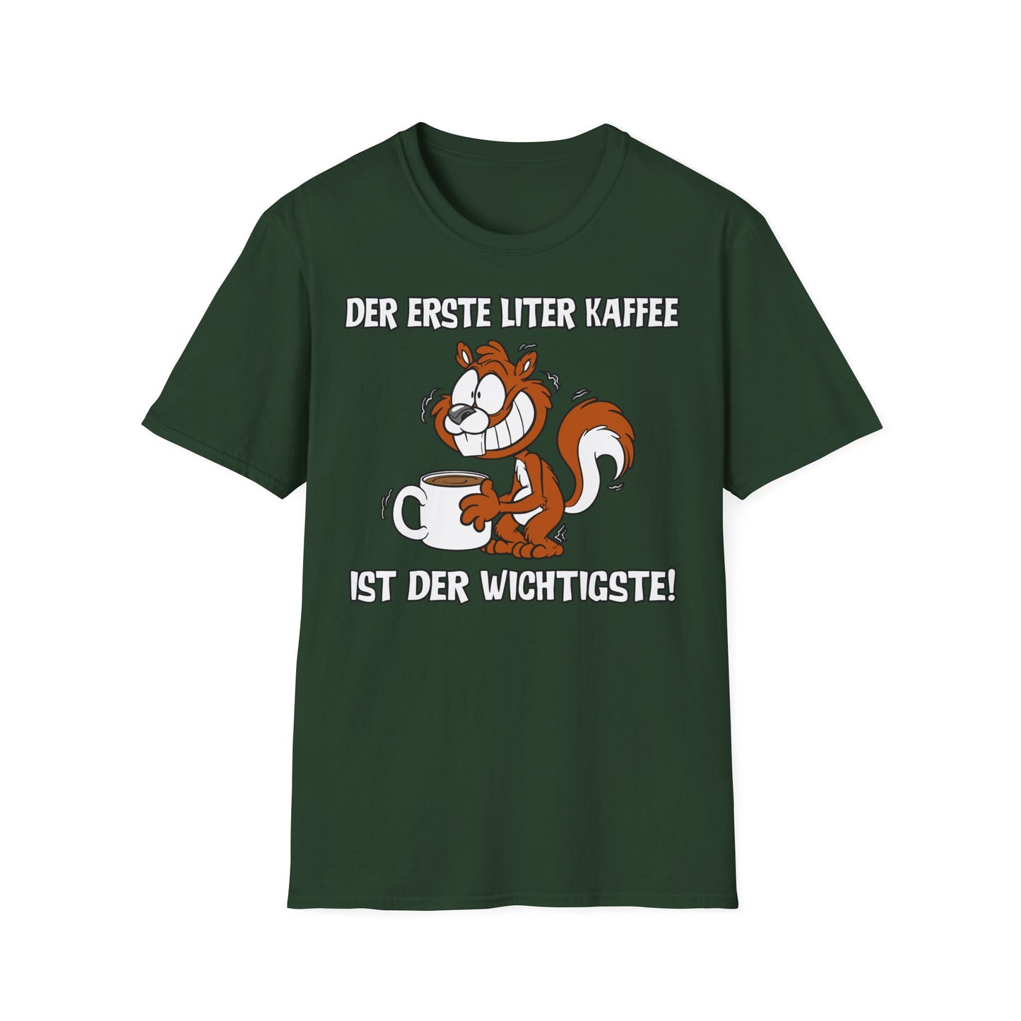 T-Shirt Der erste Liter Kaffee