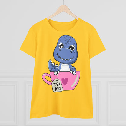 Damen T-Shirt Tea Rex