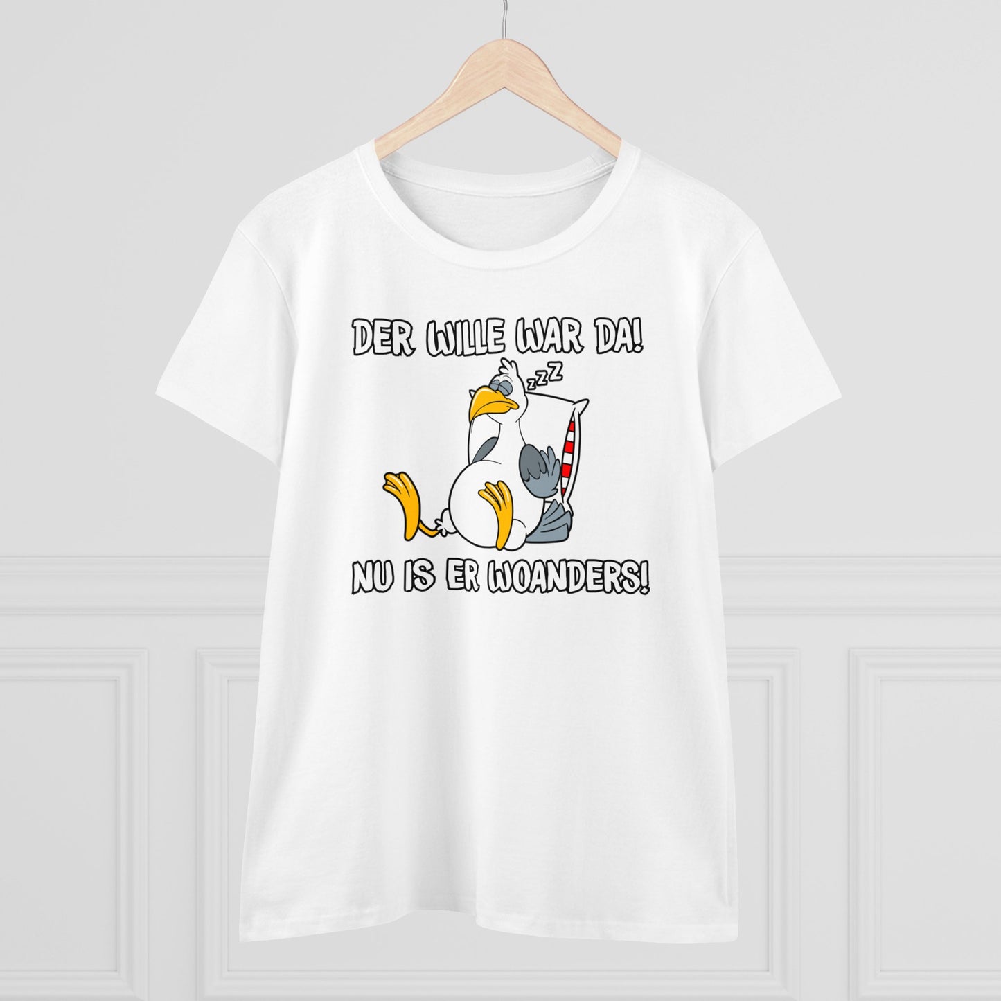 Damen T-Shirt Der Wille war da