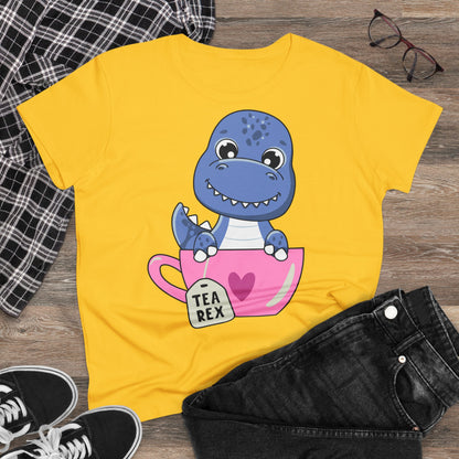 Damen T-Shirt Tea Rex