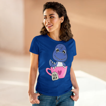 Damen T-Shirt Tea Rex