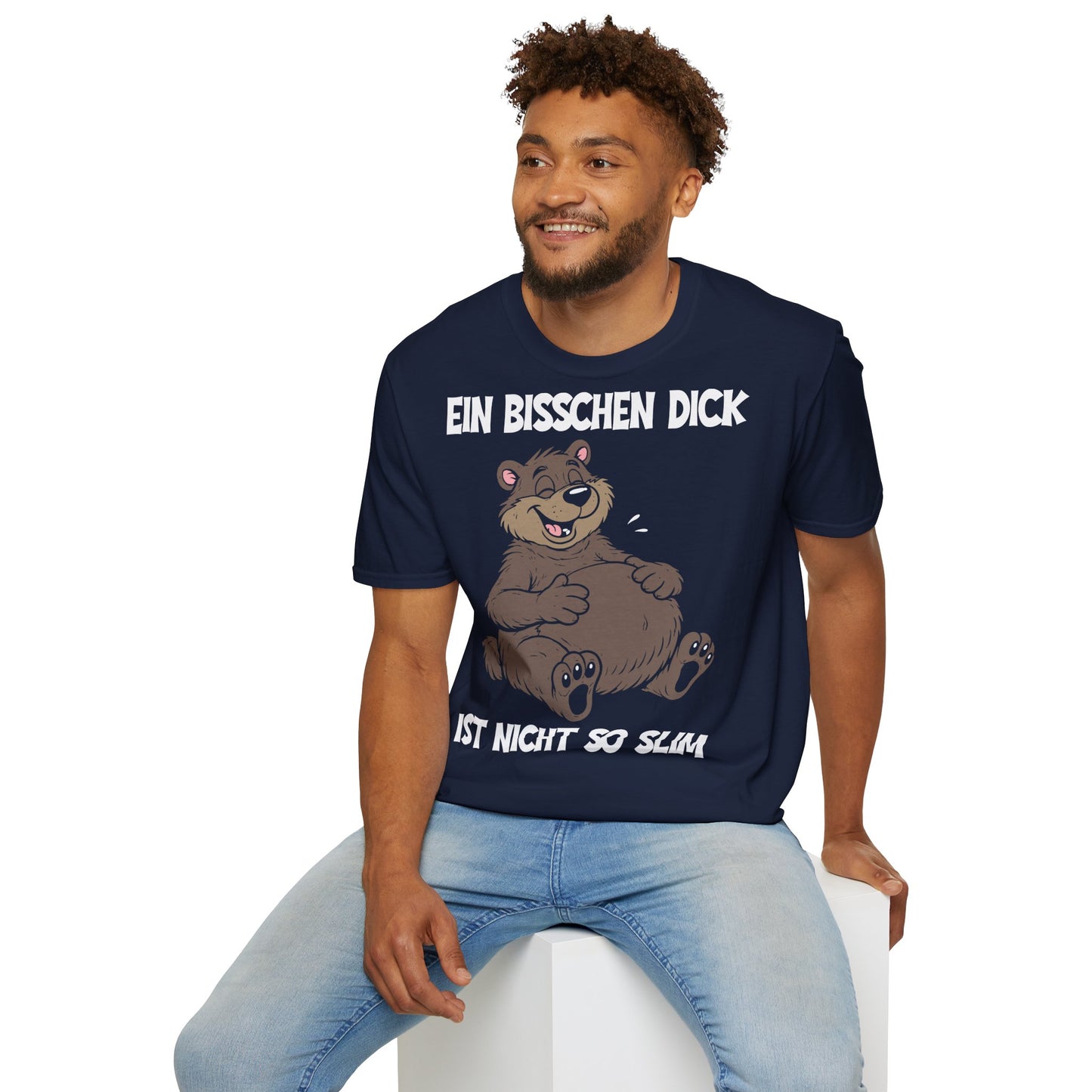 T-Shirt (bis 5XL) Ein bisschen dick, ist nicht so slim