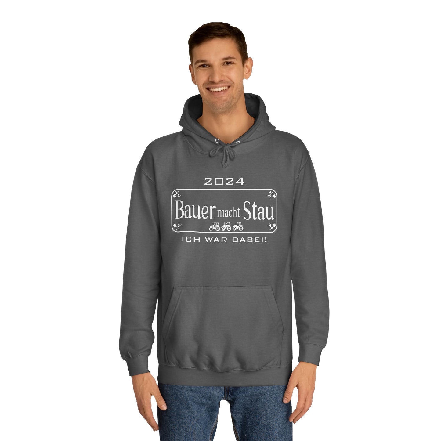 Unisex Hoodie Bauer macht Stau