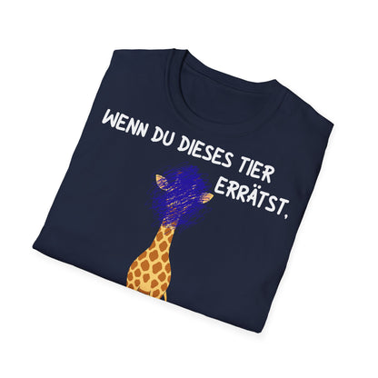 T-Shirt (bis 5XL) Wenn Du dieses Tier errätst, darfst Du mir einen ausgeben
