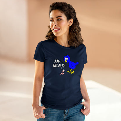 Damen T-Shirt Ääh Miau