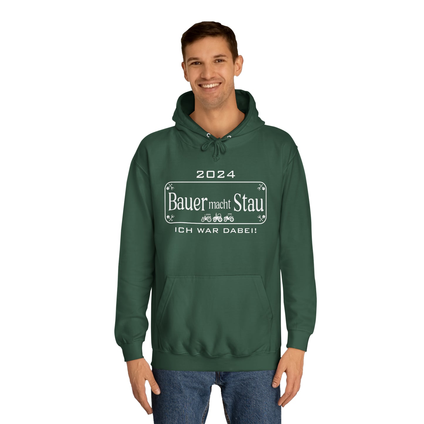 Unisex Hoodie Bauer macht Stau