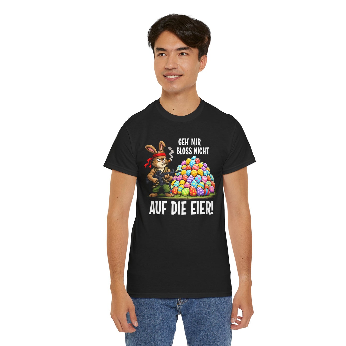 T-Shirt (bis 5XL) Geh' mir bloss nicht auf die Eier