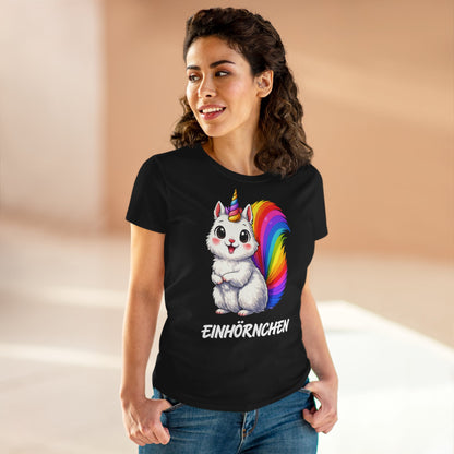 Damen T-Shirt Einhörnchen