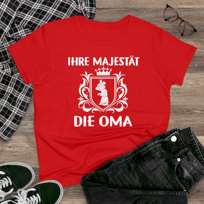 Damen T-Shirt Ihre Majestät die Oma
