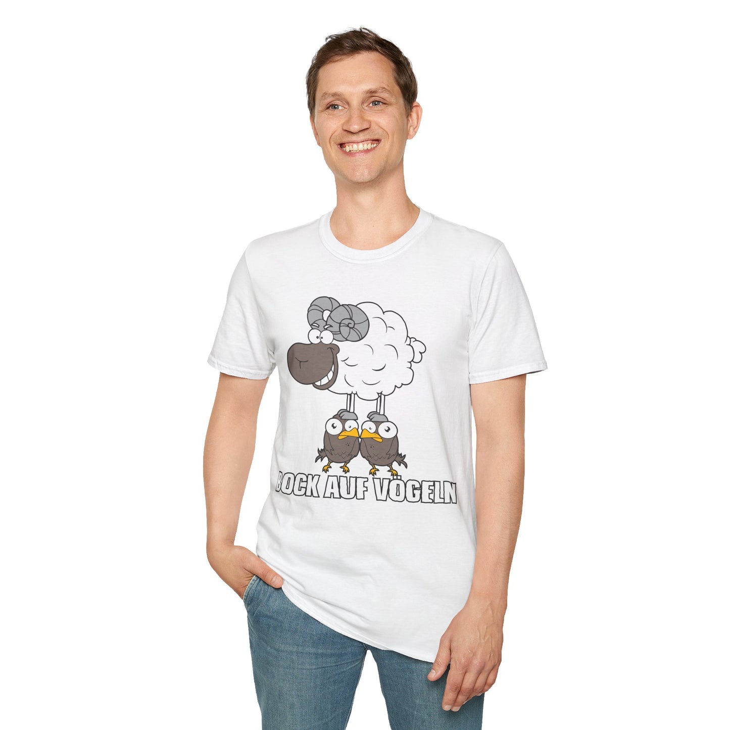 T-Shirt Bock auf Vögeln