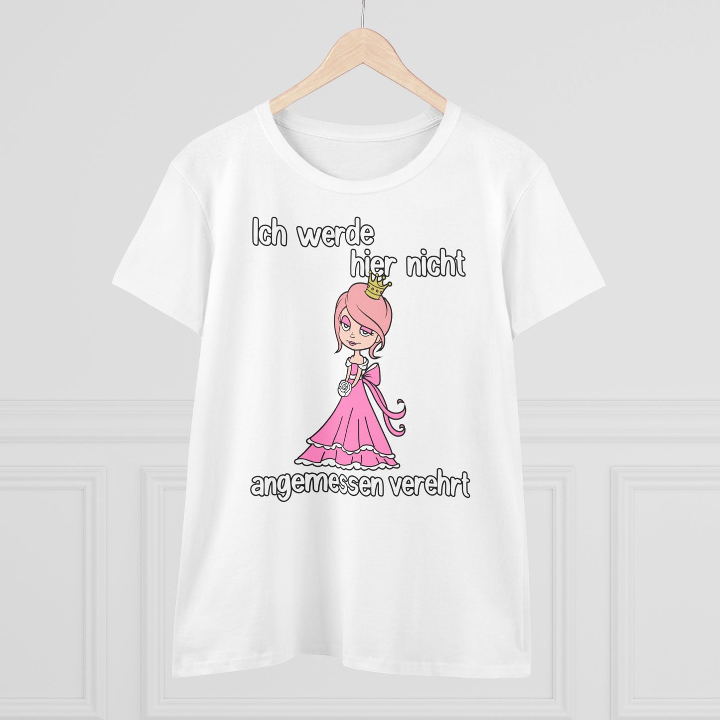 Damen T-Shirt Nicht angemessen verehrt