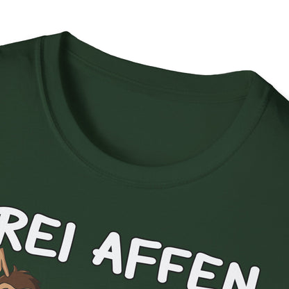 T-Shirt Drei Affen die sich fragend ansehen