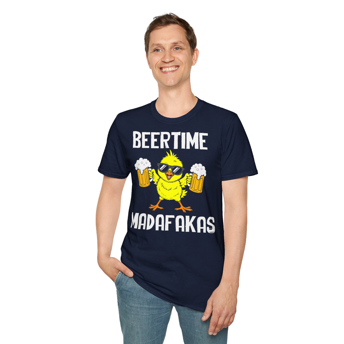 T-Shirt (bis 5XL) Beertime Madafakas