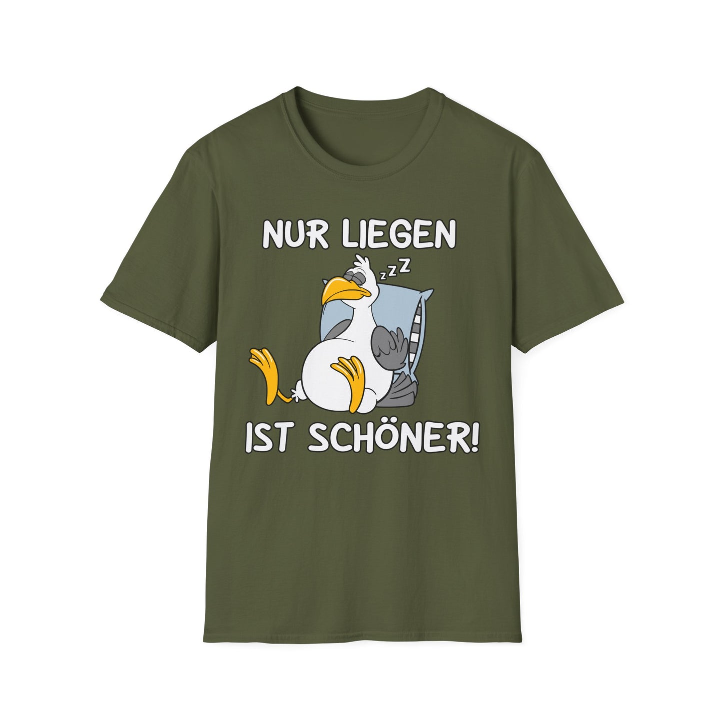 T-Shirt Nur liegen ist schöner