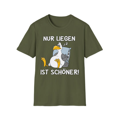 T-Shirt Nur liegen ist schöner