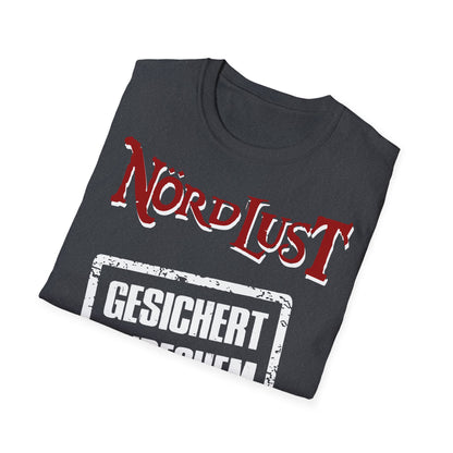 T-Shirt NördLust Gesichert unbequem (Stempel)