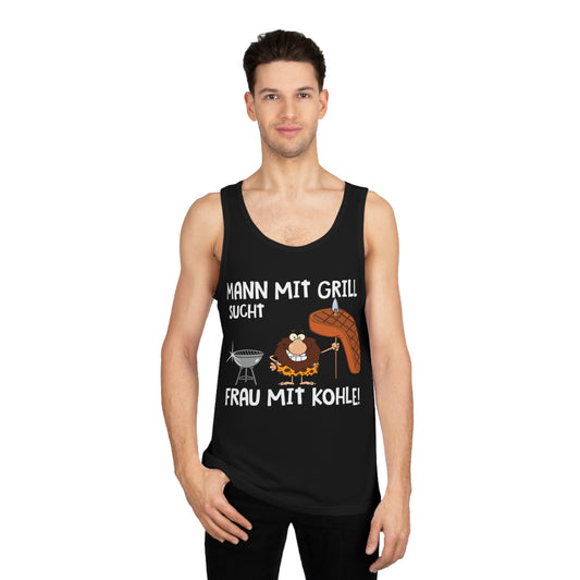 Tank Top Mann mit Grill