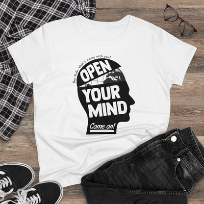 Damen T-Shirt Open your Mind